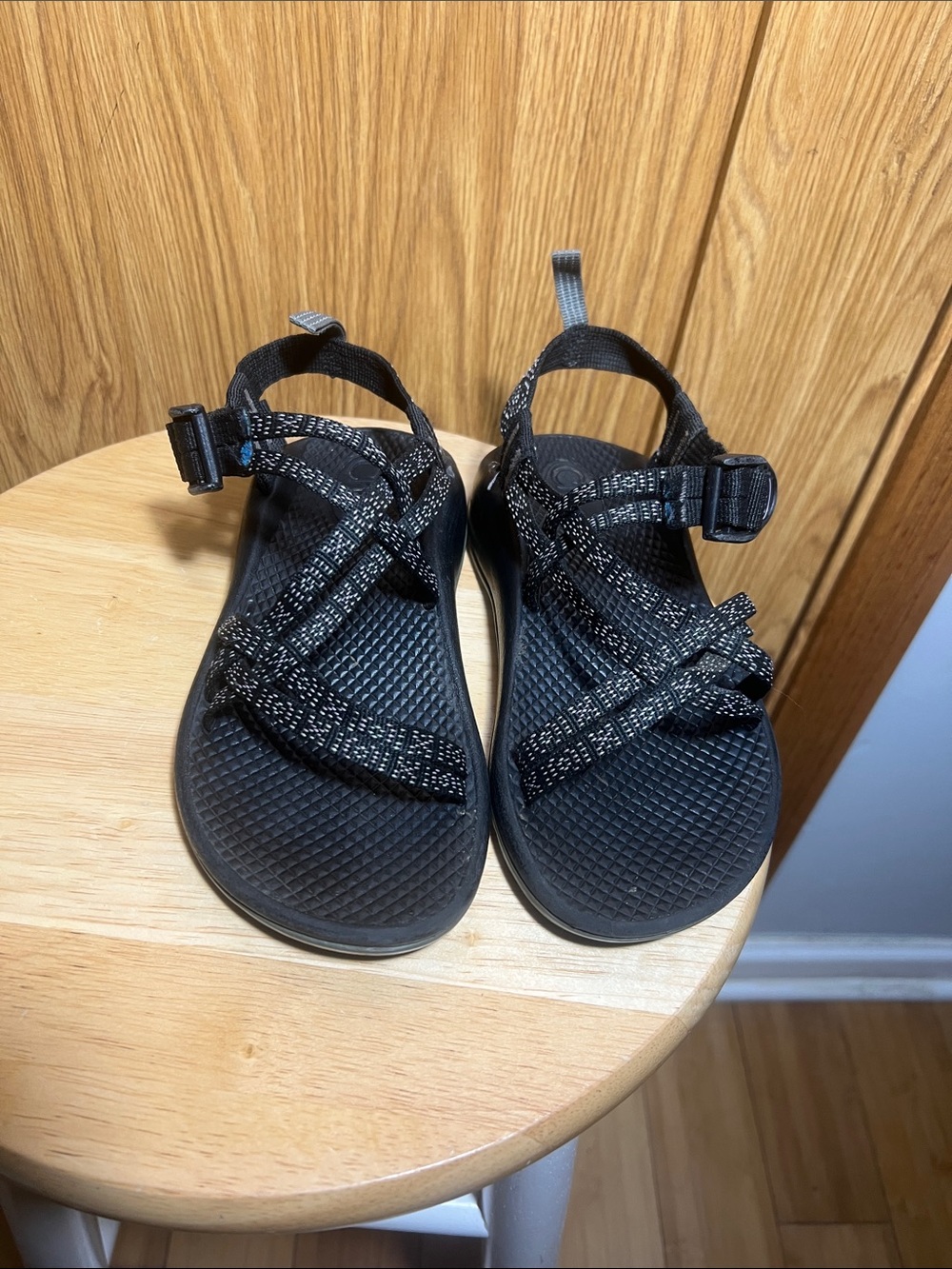 Chaco Kids Black Strappy Sport Sandals